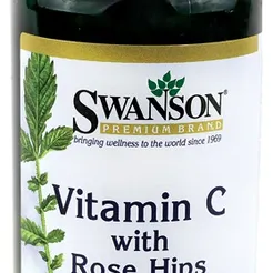 Witamina C with Rose Hips Extract, 500mg - 100 kaps. SWANSON