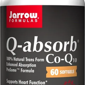 Q-absorb, 100mg - 60 kapsułki żelowe Jarrow Formulas
